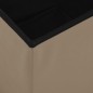 vidaXL Hocker mit Stauraum 2 Stk. Cappuccino-Braun PVC vidaXL Hocker mit Stauraum 2 Stk. Cappuccino-Braun PVC