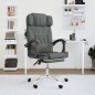 vidaXL Bürostuhl mit Massagefunktion Dunkelgrau Stoff vidaXL Bürostuhl mit Massagefunktion Dunkelgrau Stoff