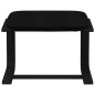vidaXL Fußhocker Schwarz 51x41x40 cm Stoff vidaXL Fußhocker Schwarz 51x41x40 cm Stoff