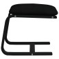 vidaXL Fußhocker Schwarz 51x41x40 cm Stoff vidaXL Fußhocker Schwarz 51x41x40 cm Stoff