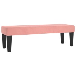vidaXL Sitzbank Rosa 100x30x30 cm Samt