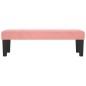 vidaXL Sitzbank Rosa 100x30x30 cm Samt vidaXL Sitzbank Rosa 100x30x30 cm Samt