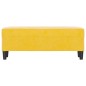 vidaXL Sitzbank Gelb 100x35x41 cm Samt vidaXL Sitzbank Gelb 100x35x41 cm Samt