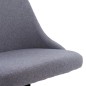 vidaXL Esszimmerstühle 2 Stk. Drehbar Hellgrau Stoff vidaXL Esszimmerstühle 2 Stk. Drehbar Hellgrau Stoff