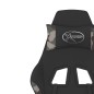 vidaXL Gaming-Stuhl mit Massage & Fußstütze Schwarz Camouflage Stoff vidaXL Gaming-Stuhl mit Massage & Fußstütze Schwarz Camouflage Stoff