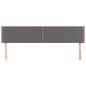 vidaXL Kopfteile 2 Stk. Grau 90x5x78/88 cm Kunstleder vidaXL Kopfteile 2 Stk. Grau 90x5x78/88 cm Kunstleder