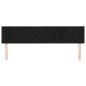 vidaXL Kopfteile 2 Stk. Schwarz 80x5x78/88 cm Samt