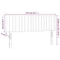 vidaXL Kopfteile 2 Stk. Hellgrau 72x5x78/88 cm Samt vidaXL Kopfteile 2 Stk. Hellgrau 72x5x78/88 cm Samt