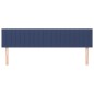 vidaXL Kopfteile 2 Stk. Blau 100x5x78/88 cm Stoff vidaXL Kopfteile 2 Stk. Blau 100x5x78/88 cm Stoff