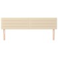 vidaXL Kopfteile 2 Stk. Creme 80x5x78/88 cm Stoff vidaXL Kopfteile 2 Stk. Creme 80x5x78/88 cm Stoff