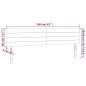vidaXL Kopfteile 2 Stk. Creme 80x5x78/88 cm Stoff vidaXL Kopfteile 2 Stk. Creme 80x5x78/88 cm Stoff