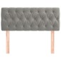 vidaXL Kopfteil Hellgrau 90x7x78/88 cm Samt vidaXL Kopfteil Hellgrau 90x7x78/88 cm Samt