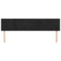 vidaXL Kopfteile 2 Stk. Schwarz 90x5x78/88 cm Samt