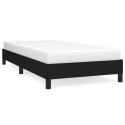 vidaXL Bettgestell Schwarz 90x200 cm Stoff