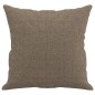 vidaXL Zierkissen 2 Stk. Taupe 40x40 cm Stoff vidaXL Zierkissen 2 Stk. Taupe 40x40 cm Stoff