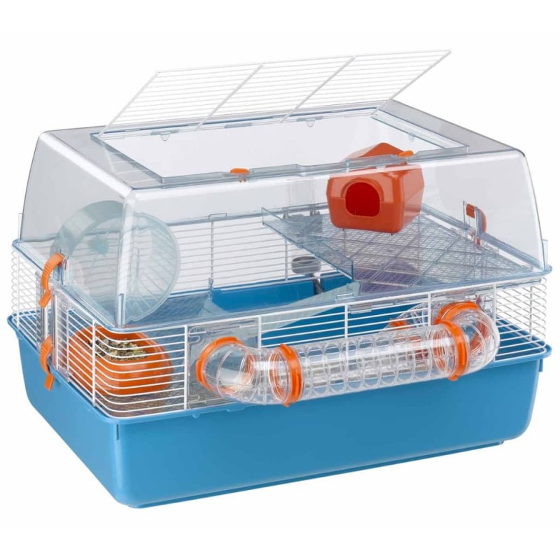 Ferplast Hamsterkäfig Duna Fun Blau 55 x 47 x 37,5 cm 57921499 Ferplast Hamsterkäfig Duna Fun Blau 55 x 47 x 37,5 cm 57921499