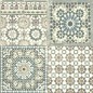 DUTCH WALLCOVERINGS Tapete Marokkanische Fliesen Braun DUTCH WALLCOVERINGS Tapete Marokkanische Fliesen Braun