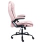 vidaXL Bürostuhl Rosa Samt vidaXL Bürostuhl Rosa Samt