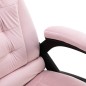 vidaXL Bürostuhl Rosa Samt vidaXL Bürostuhl Rosa Samt