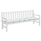 vidaXL Gartenbank-Auflage Blattmuster 200x50x7 cm Stoff vidaXL Gartenbank-Auflage Blattmuster 200x50x7 cm Stoff