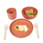 Bo Jungle 5-tlg. Baby-Geschirr-Set CPLA Grau Bo Jungle 5-tlg. Baby-Geschirr-Set CPLA Grau