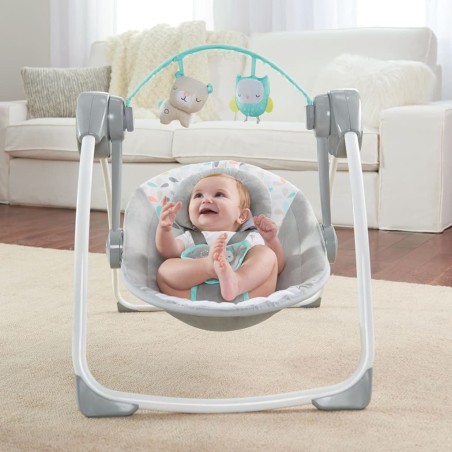 Ingenuity Tragbare Babywippe Comfort 2 Go Fanciful Forest