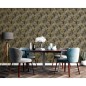 DUTCH WALLCOVERINGS Tapete Palm Trees Golden und Schwarz DUTCH WALLCOVERINGS Tapete Palm Trees Golden und Schwarz