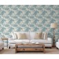 DUTCH WALLCOVERINGS Tapete Tropical Beige und Hellblau DUTCH WALLCOVERINGS Tapete Tropical Beige und Hellblau