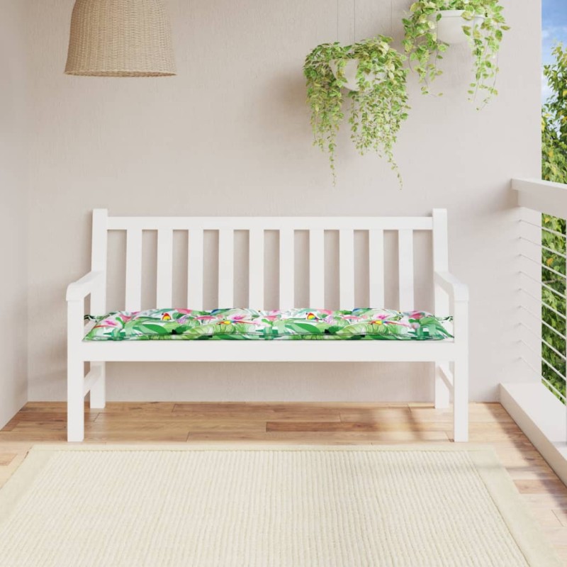 Gartenbank-Auflage Mehrfarbig 150x50x7 cm Oxford-Gewebe Gartenbank-Auflage Mehrfarbig 150x50x7 cm Oxford-Gewebe