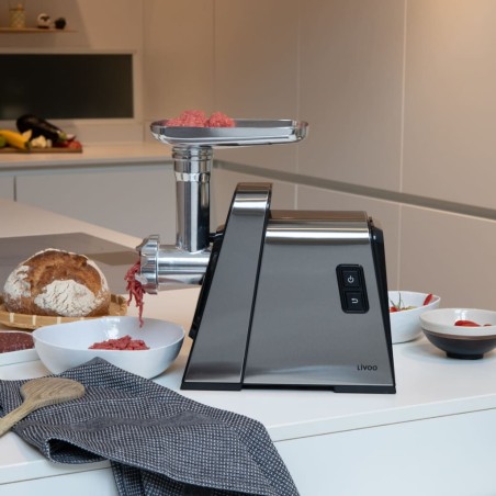 Livoo Fleischwolf 500 W Aluminium Grau