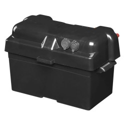 ProPlus Batteriebox mit USB und Voltmeter 35x18x20 cm