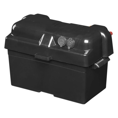 ProPlus Batteriebox mit USB und Voltmeter 35x18x20 cm