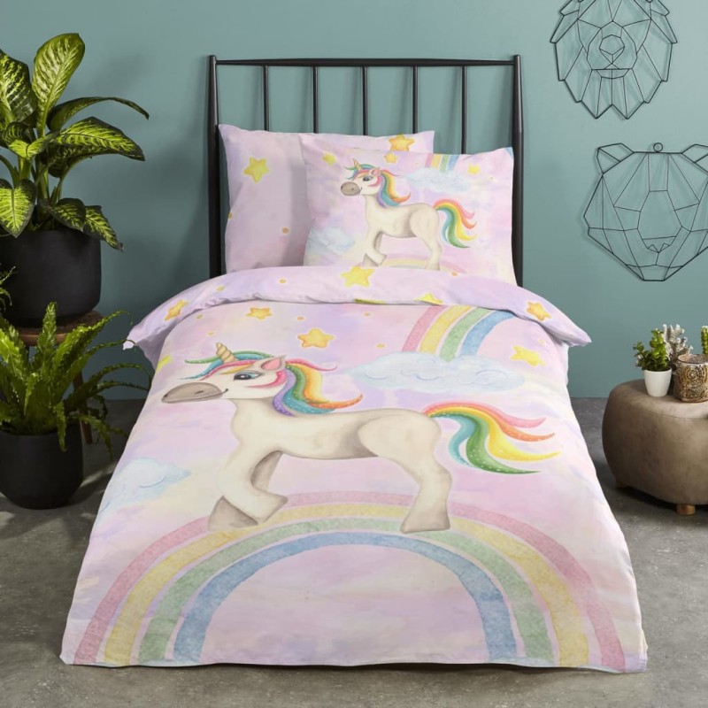 Good Morning Kinder-Bettwäsche-Set Unisweet 140×200/220 cm Good Morning Kinder-Bettwäsche-Set Unisweet 140×200/220 cm