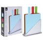 Excellent Houseware 3-tlg. Schneidebrett-Set mit Halter Excellent Houseware 3-tlg. Schneidebrett-Set mit Halter