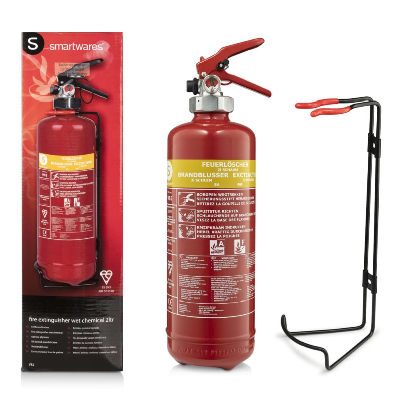 Smartwares Fettbrandlöscher FEX-15420 2 L Smartwares Fettbrandlöscher FEX-15420 2 L