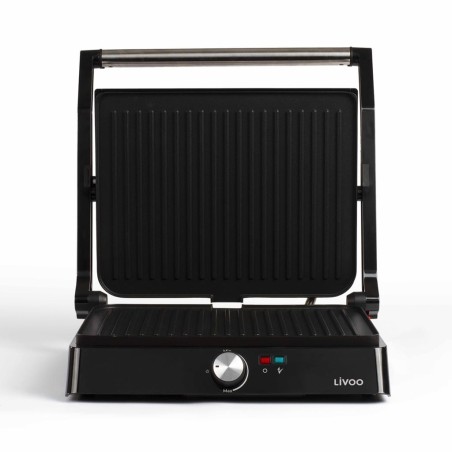 Livoo Panini- und Kontaktgrill 2200 W Grau