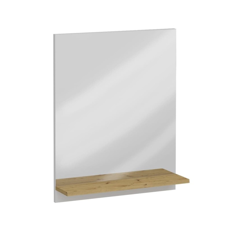FMD Wandspiegel mit Ablage 54,5x13,5x67,5 cm Artisan-Eiche FMD Wandspiegel mit Ablage 54,5x13,5x67,5 cm Artisan-Eiche