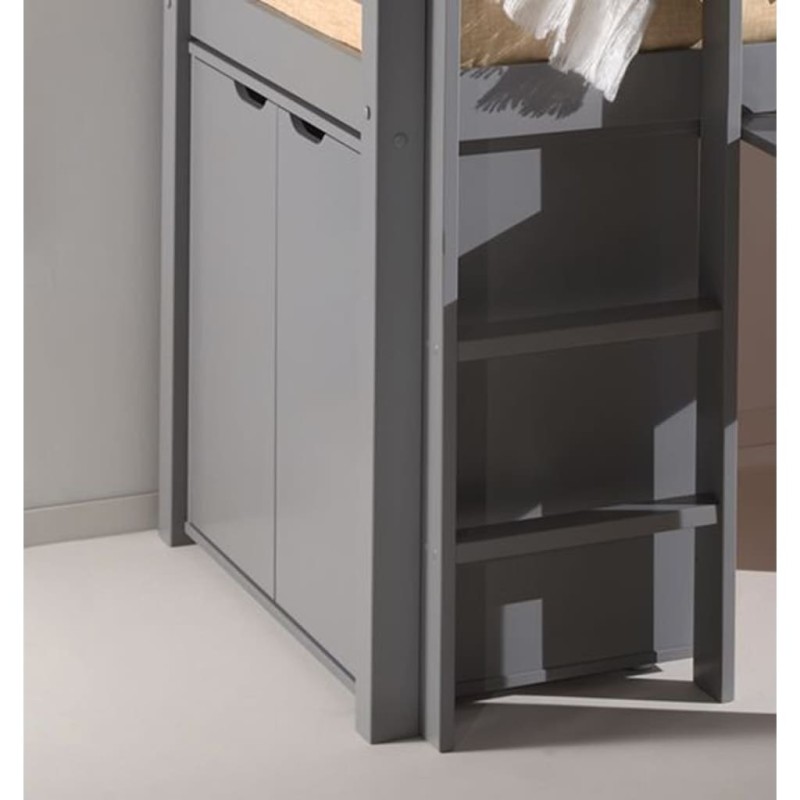Vipack Aufbewahrungsschrank Pino 2-türig Holz Grau Vipack Aufbewahrungsschrank Pino 2-türig Holz Grau