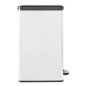 Curver Tretmülleimer Deco Schmal 40L Silbern Curver Tretmülleimer Deco Schmal 40L Silbern