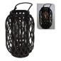 H&S Collection Laterne 40x26 cm Schilfrohr Schwarz H&S Collection Laterne 40x26 cm Schilfrohr Schwarz