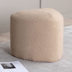 Venture Home Hocker Peg 46x46x41 cm Teddy Beige