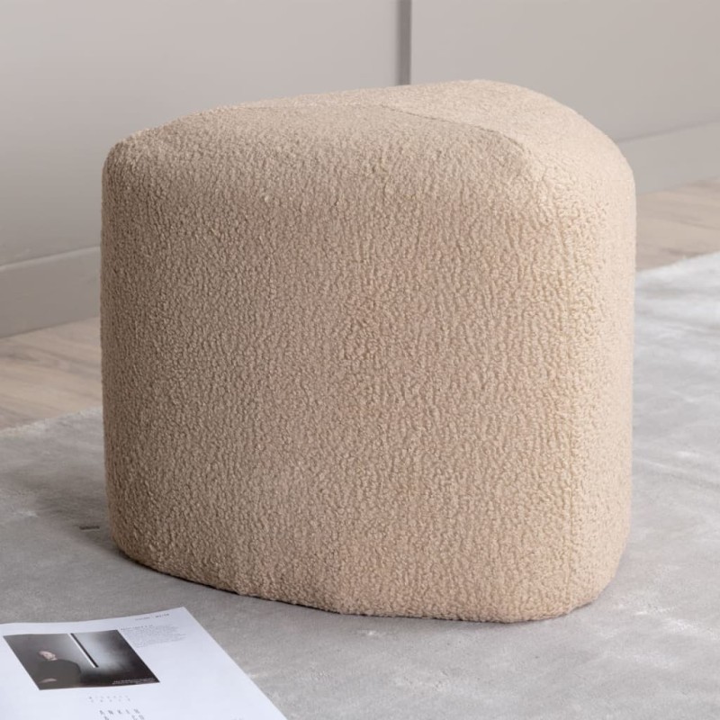 Venture Home Hocker Peg 46x46x41 cm Teddy Beige Venture Home Hocker Peg 46x46x41 cm Teddy Beige