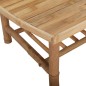 2-tlg. Garten-Lounge-Set mit Dunkelgrauen Kissen Bambus 2-tlg. Garten-Lounge-Set mit Dunkelgrauen Kissen Bambus