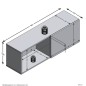 FMD Wandgarderobe mit Ablage 99,1x27,2x33 cm Schwarz FMD Wandgarderobe mit Ablage 99,1x27,2x33 cm Schwarz