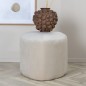 Venture Home Hocker Peg 46x46x41 cm Samt Weiß Venture Home Hocker Peg 46x46x41 cm Samt Weiß