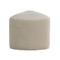 Venture Home Hocker Peg 46x46x41 cm Samt Weiß Venture Home Hocker Peg 46x46x41 cm Samt Weiß