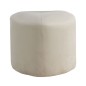 Venture Home Hocker Peg 46x46x41 cm Samt Weiß Venture Home Hocker Peg 46x46x41 cm Samt Weiß