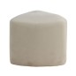 Venture Home Hocker Peg 46x46x41 cm Samt Weiß Venture Home Hocker Peg 46x46x41 cm Samt Weiß