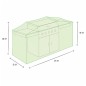 Perel Garden Grillabdeckung 175 cm Perel Garden Grillabdeckung 175 cm