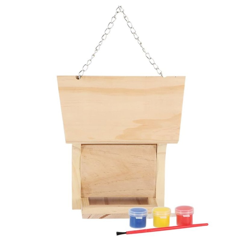 Esschert Design DIY Vogelfutterhaus mit Farbe Esschert Design DIY Vogelfutterhaus mit Farbe